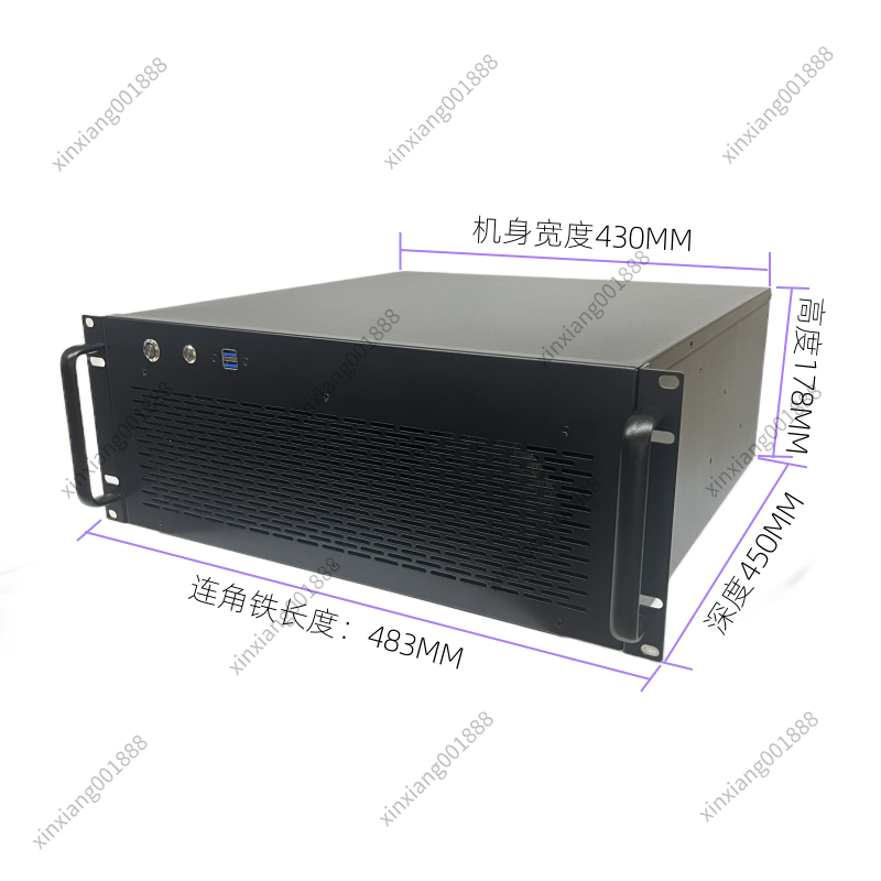 Server Gpu Chassis 4U - Für 4U Server-Gehäuse 3.0U ATX Netzteil
